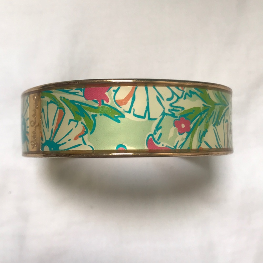Lilly Pulitzer bangle bracelet with floral design - Picture 4 of 8